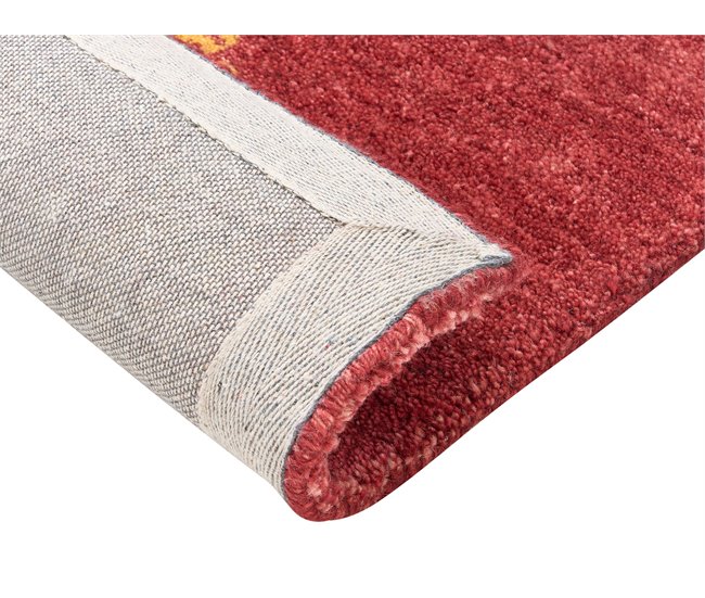 Beliani Pelos curtos YARALI 200x300 Vermelho