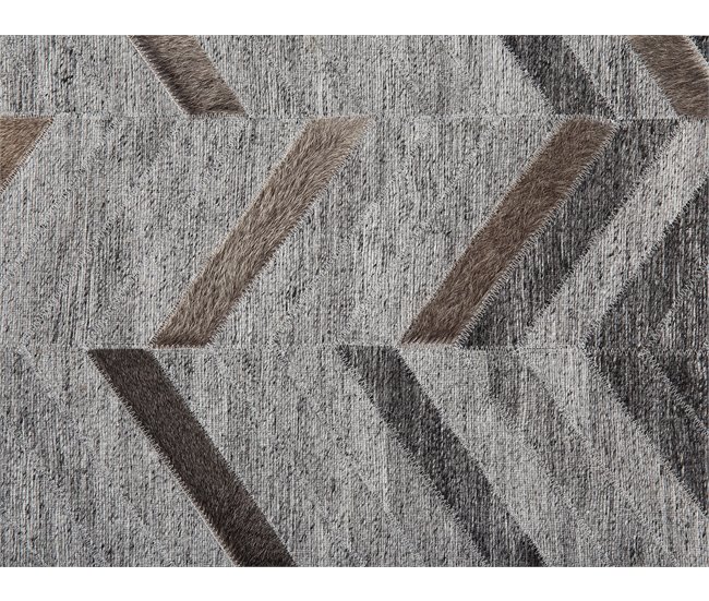 Beliani Pelos curtos ARKUM 140x200 Cinza Escuro