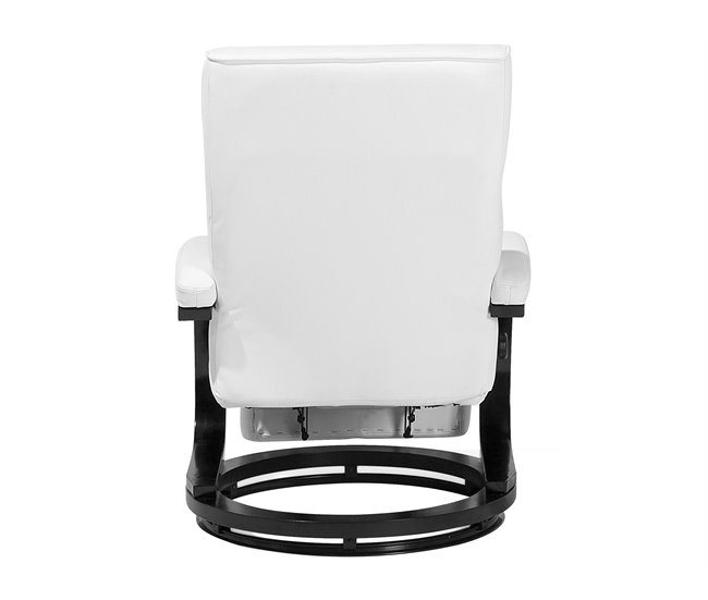 Beliani Sillón reclinable MIGHT Branco