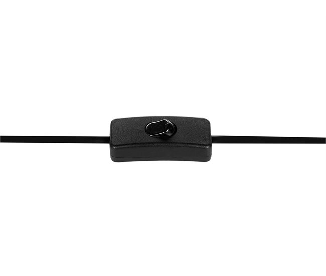Beliani Candeeiro de mesa JIKAWO Branco/ Preto