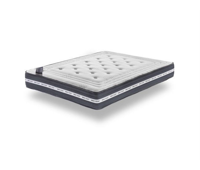  Colchão de 25 cm de alta qualidade com visco-elástico - Ergonómico - Certificado Sanitized® 