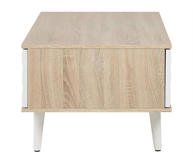 Beliani Mesa de jantar TACOMA 60x120 Castanho