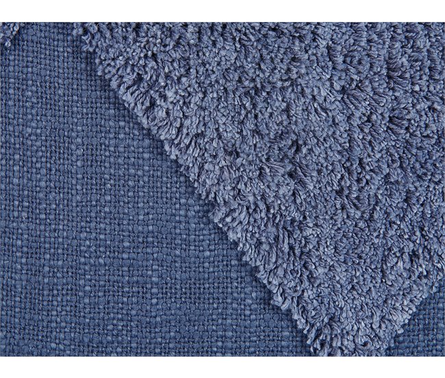 Beliani Almofada decorativa AVIUM 45x45 Azul