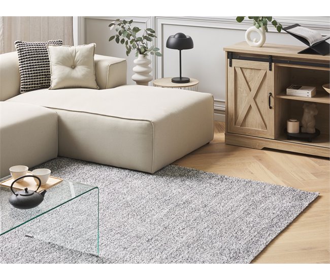 Beliani Shaggy (pelos longos) DEMRE 160x230 Branco