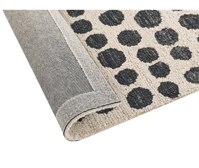 Beliani Entrelaçado HAVRAN 80x150 Bege