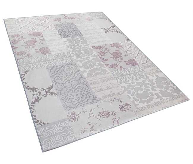 Beliani Pelos curtos BALLICA II 160x230 Cinza Claro