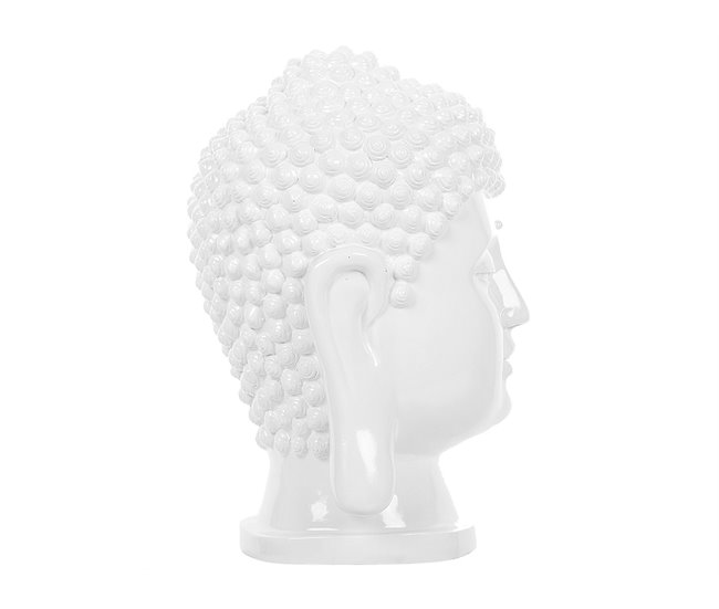 Beliani Acessório decorativo BUDDHA Branco