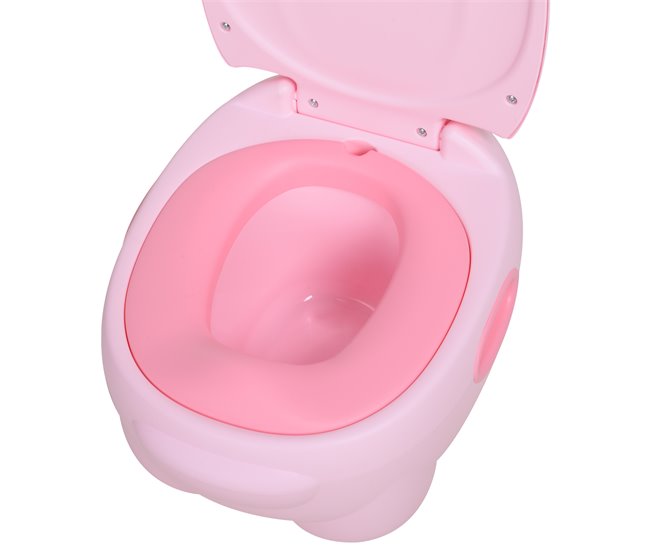 Bacio para Bebé TPE e Plástico HOMCOM Rosa