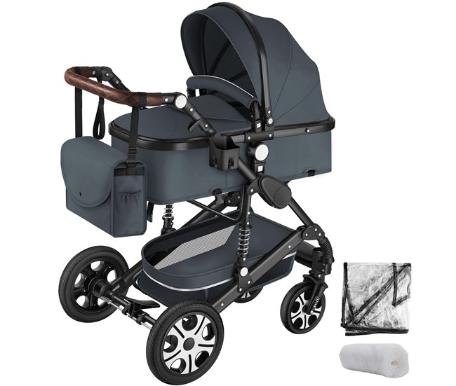 Carrinho combinado Antracite