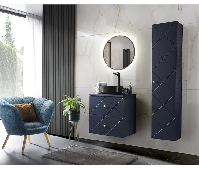ARMÁRIO ALTO ELEGANCE 35 Azul