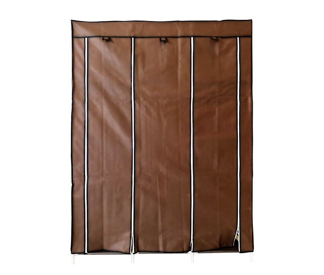 Armário Penteadeira Tecido Com Portas Zip Nyana Home Castanho