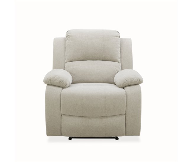 Cadeirão de relaxamento manual RYAN Cinza Claro