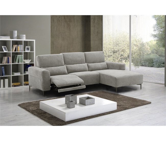 Chaise longue relax elétrica LEANIS Bege
