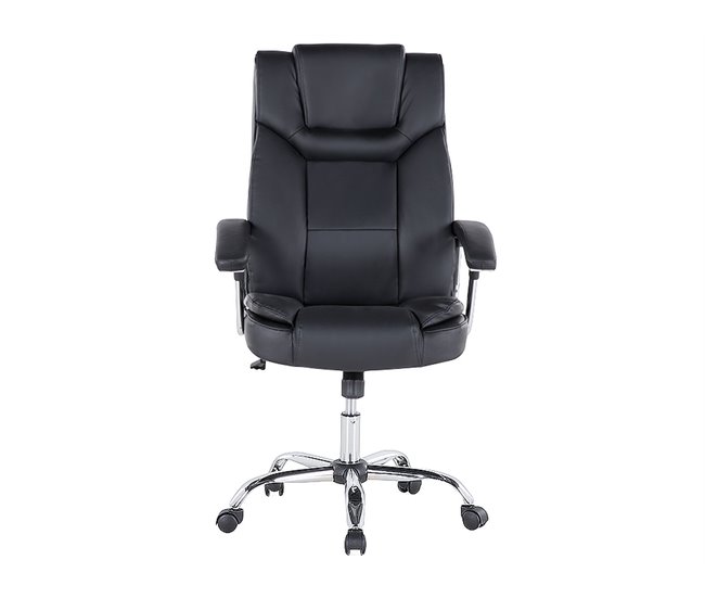 Beliani Cadeira executiva ADVANCE Preto