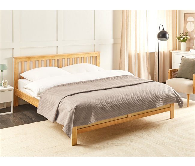 Beliani Cobertor NAPE Cinza