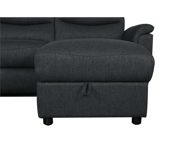 Chaise loungue relax elétrico FAMILY Antracite