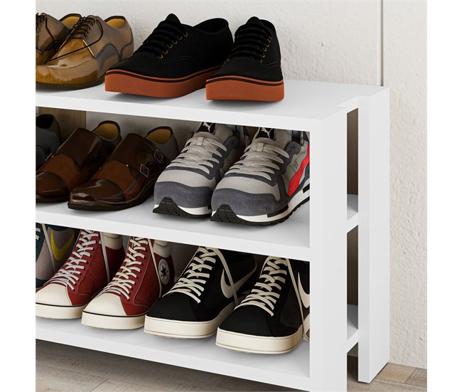 Banco para sapatos 84 Branco