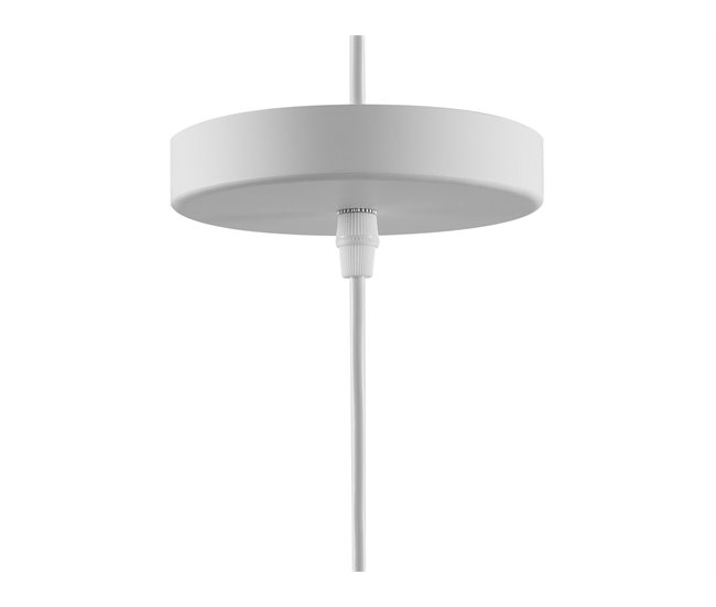 Beliani Candeeiro de tecto NEVA Branco