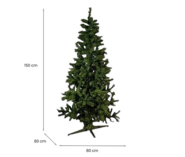 Árvore de Natal de efeitos reais Verde/ Cinza