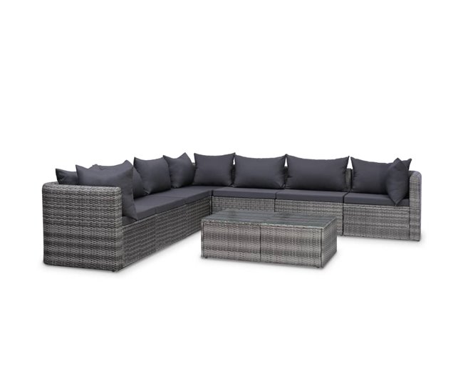 Conjunto de móveis de jardim para exterior