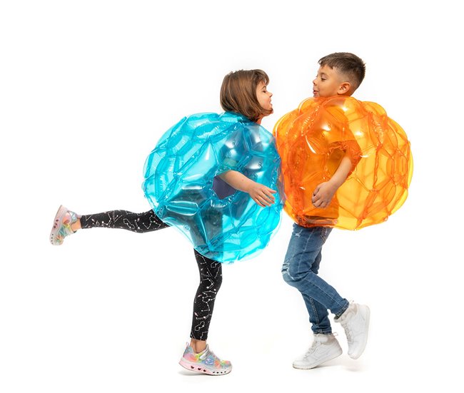 Bola Insuflável Gigante Para-Choques Azul