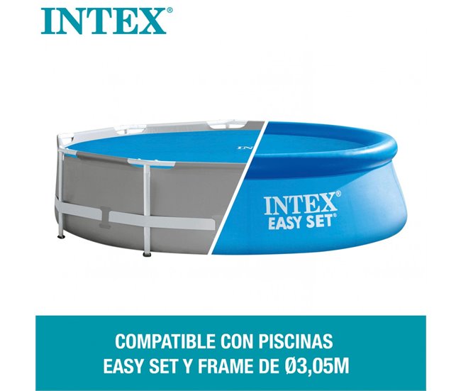 Cobertura solar INTEX para piscinas Easy Set ou Metal Frame Azul