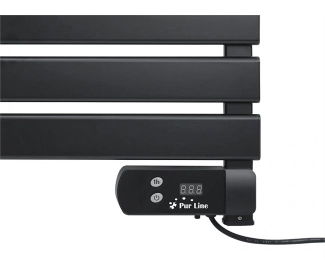 Toalheiro eléctrico compacto 100W Preto