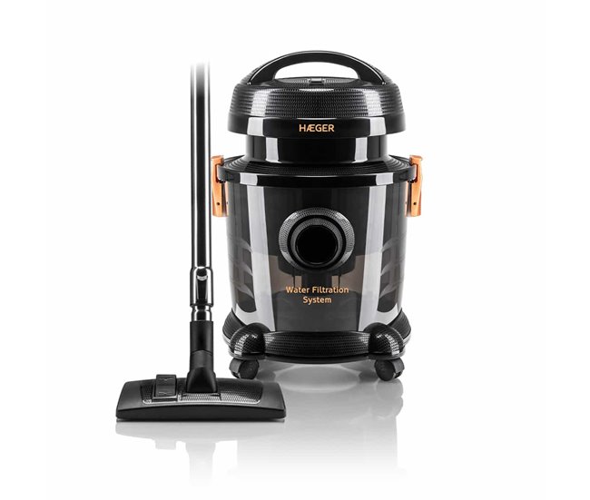 Aspirador com filtro de água HAEGER Aquaclean 1200 Preto