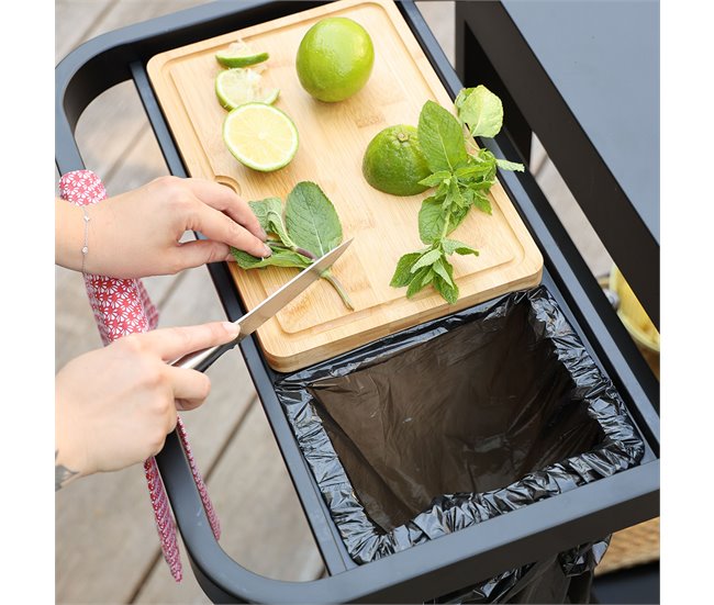 Aparador para plancha, clip-on Preto