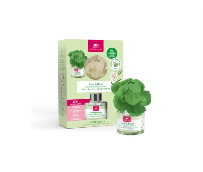 Ambientador mecha para a casa AZAHAR e MANDARINA 40 ml Verde