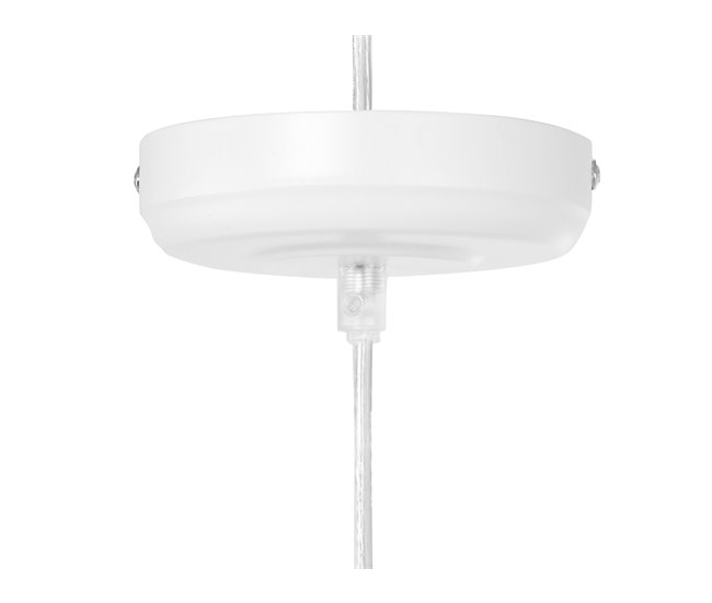 Beliani Candeeiro de tecto NEVOLA Branco
