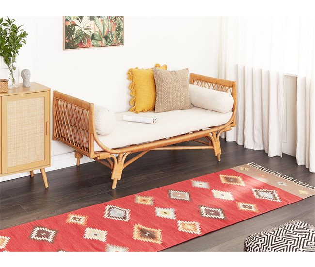 Beliani Kilim LORUT 80x300 Multicor