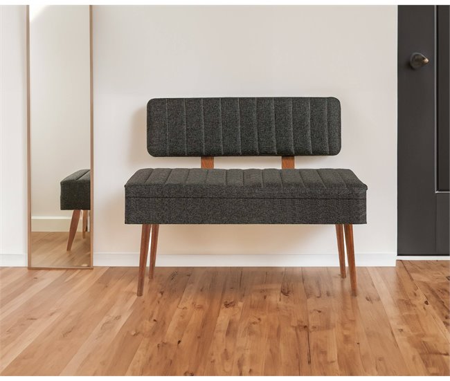 Mesa com efeito madeira Castanho