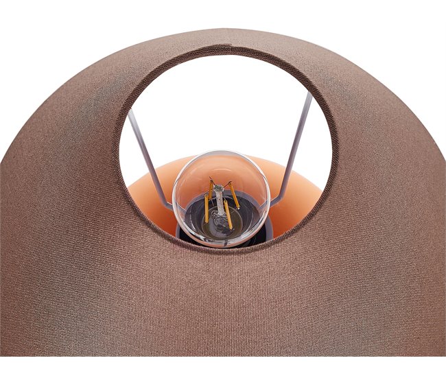 Beliani Candeeiro de mesa LIMIA Laranja