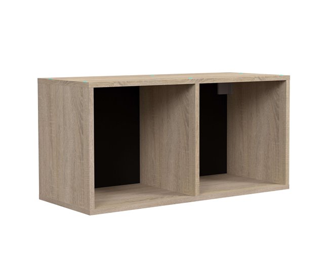 Módulo de cozinha superior Arko com 2 furos de melamina Multicor