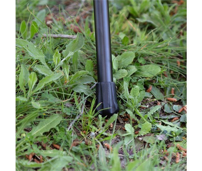 Aktive Mesa de acampamento dobrável com porta-copos Preto