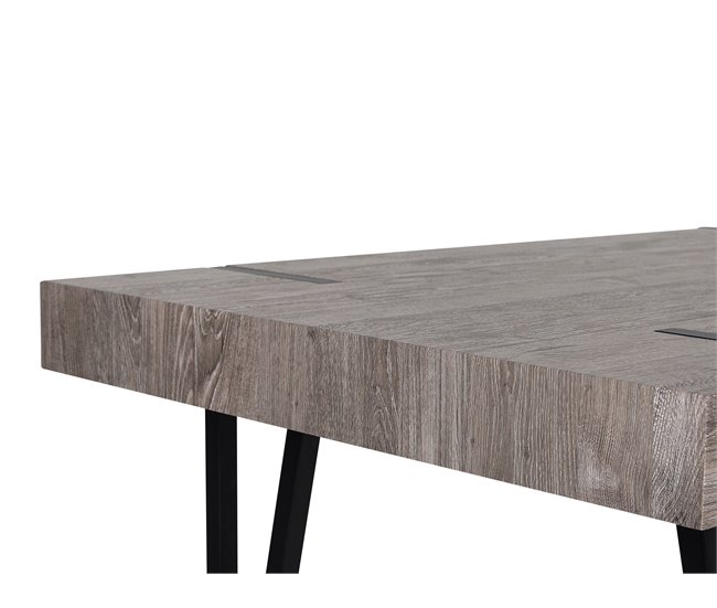 Beliani Mesa de jantar ADENA 90x180 Carvalho
