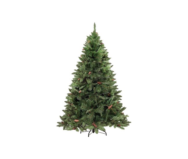 Árvore de Natal de efeitos reais Verde/ Cinza