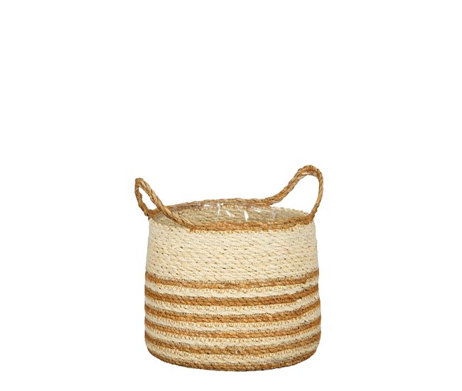 Cesto MILA seagrass natural marca CONFORAMA 