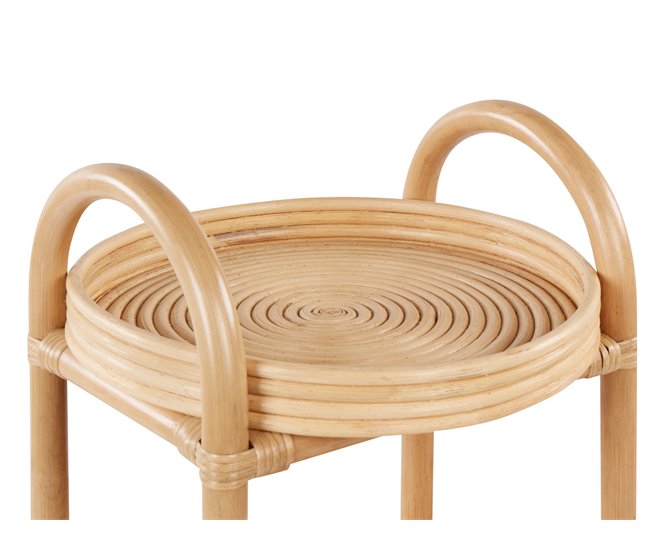 Beliani Mesa auxiliar TROOLIE Natural