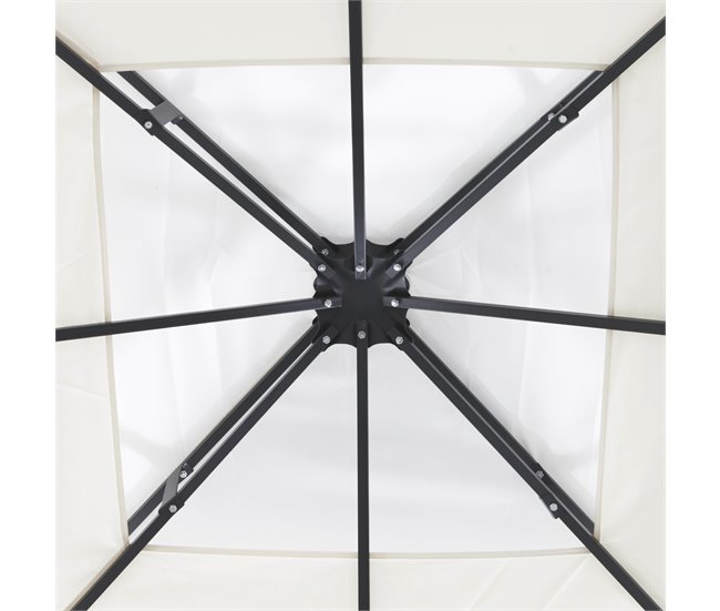 Pérgola CIRA 283x300x300cm cor bege Bege