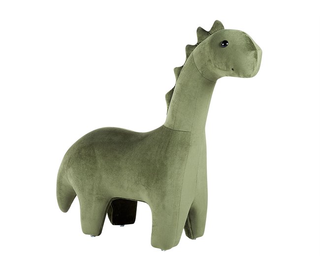 Beliani Pufe animal BRONTOSAUR Verde