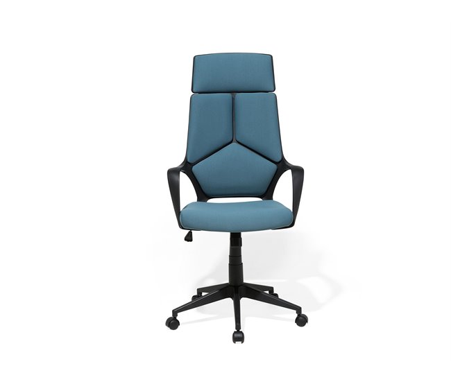 Beliani Cadeira de escritório DELIGHT Azul