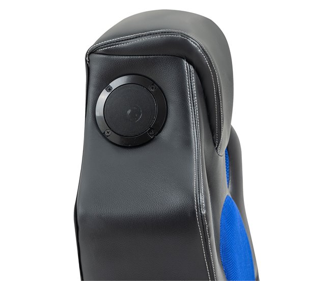 Cadeira GAMER com altifalante azul e preto Azul/ Preto