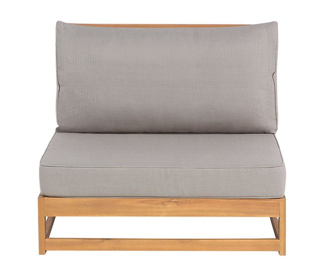 Beliani Conjunto lounge TIMOR Cinza Escuro