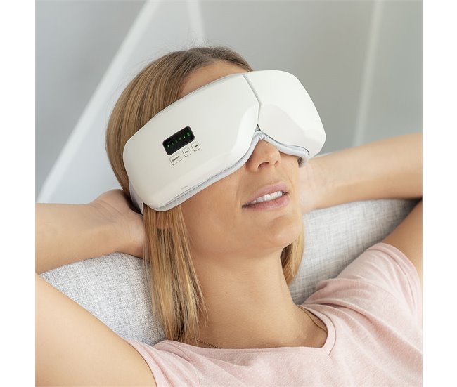 Aparelho de Massagem Ocular com Compressão de Ar 4 em 1 EYESKY Branco