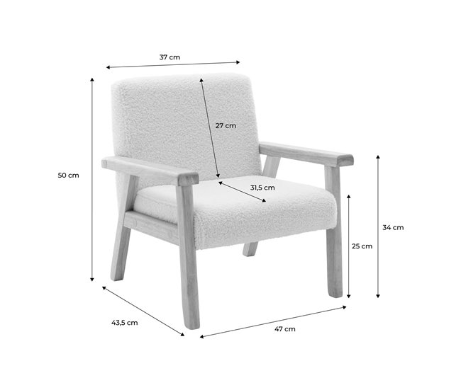 ISAK Cadeirão de madeira escandinavo para crianças Mostarda
