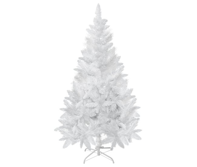 Árvore de Natal Artificial HOMCOM 830-544V02WT Branco
