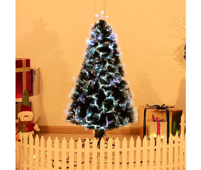 Árvore de Natal Metal e PVC HOMCOM, casa - natal Verde