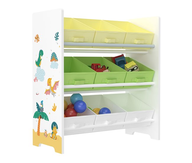 Estante para crianças Boiro 3 níveis aglomerado 62 GR1531651
